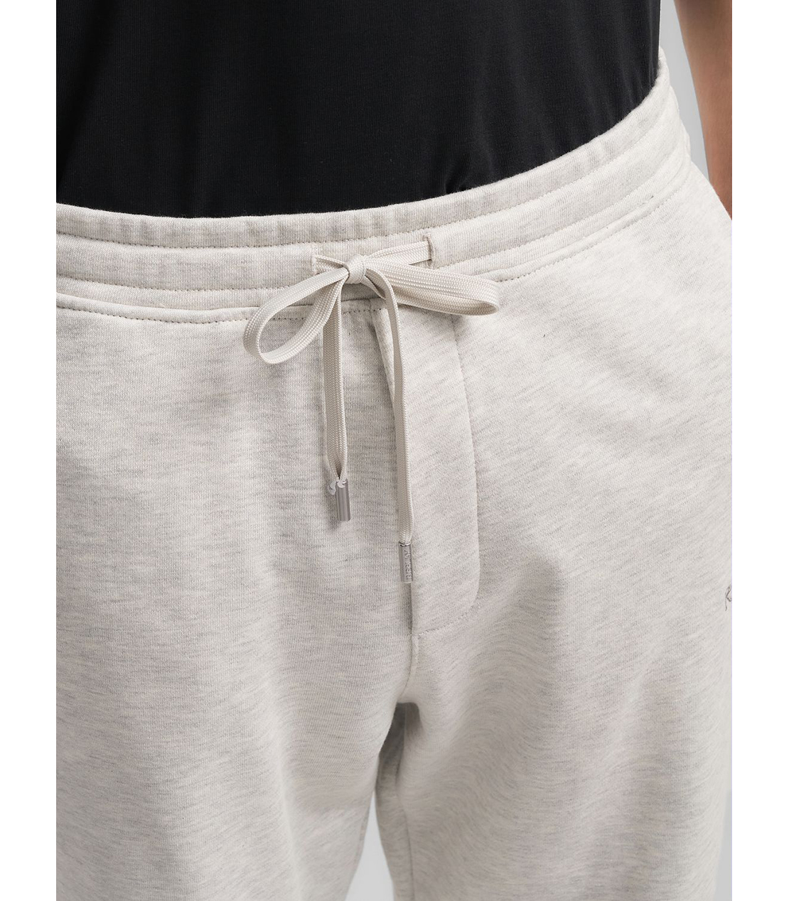 レギュラーフィットコットンテリージョガーパンツ（セットアップ） 詳細画像 ライトグレーメランジ 7